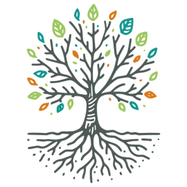 Pflanze einen Baum Logo